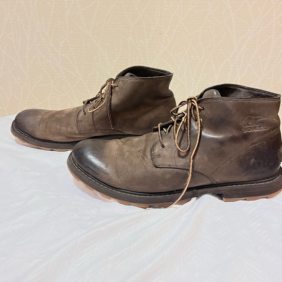 Sorel Brown Leather Ankle Boots - Picture 4 of 12